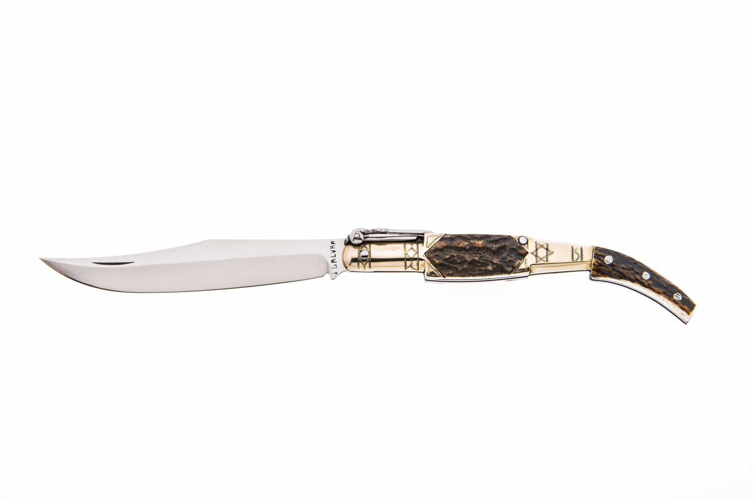 Classic Faca Knife Julian Galván deer horn regular size made in Spain