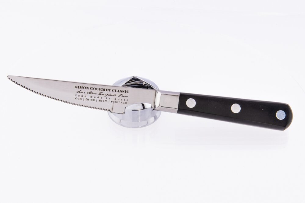 Cuchillo Chuletero Simón fibra negro