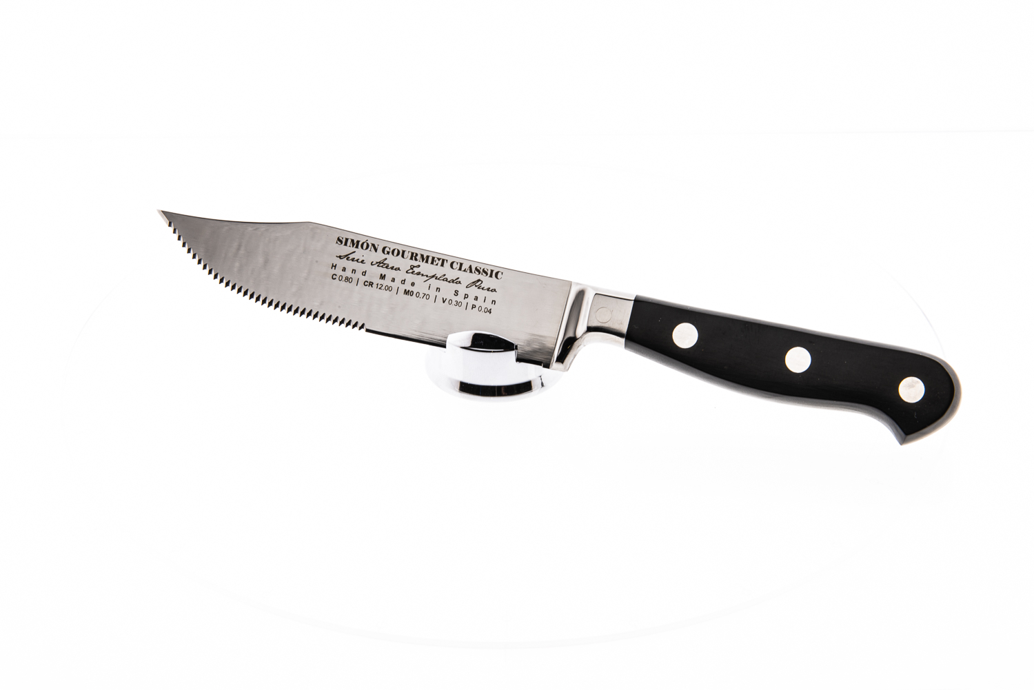 Big steak knife Sim n Gourmet black