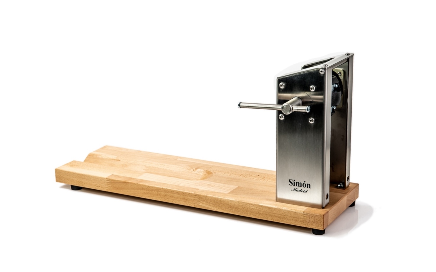 Simón folding articulated stainless ham holder