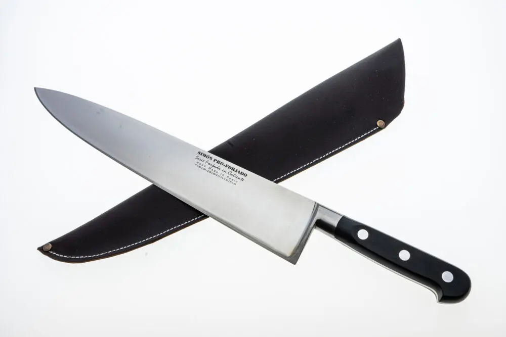 Chaira de diamante para afilar cuchillos afilador de cuchillas de 31CM de  largo