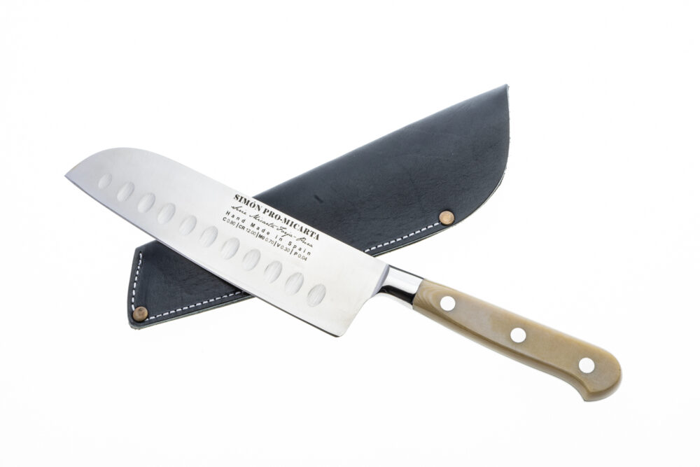 Cuchillo Santoku Simón PRO Micarta