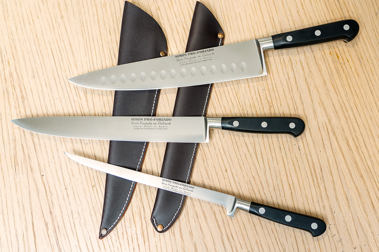 The three essential knives for cleaning and preparing fish - Simón